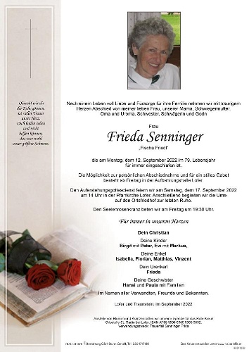 Frieda Senninger